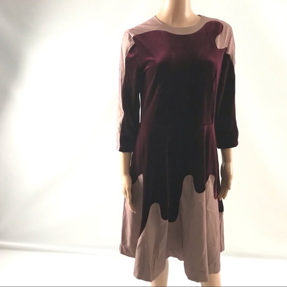 Sara Navon Women’s ColorBlock Cocktail Dress M Red - Picture 5 of 6